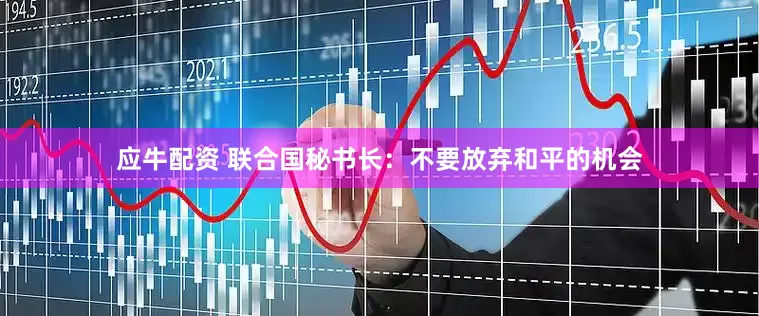 应牛配资 联合国秘书长：不要放弃和平的机会